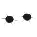 minkissy 2pcs Nail Art Drill Pen Rocks Dotting Pen Bling Nail Dotting Pen Nail Dotting Tool Manicure Painting Tools Nail Tools for Nail Art Detail Nail Art Tool Acrylic Spherical Crystal 6.9x6.9cmx2pcs Blackx2pcs