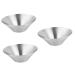Zerodeko 3 Pcs Stainless Steel Hat Bowl Stainless Steel Ramen Bowl Large Metal Mixing Bowl Japanese Bowl Japanese Ramen Bowl Salad Mixing Bowl Party Bowl Food Single Layer Hat Bowl Silverx3pcs 22.5X8.3X7.5CMx3pcs