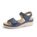 JABASIC Women Comfortable Sandals Orthotic Walking Sandals Orthopedic Arch Support Sandals 7 Navy