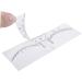 Gogogmee Scale Ruler 10pcs Set Makeup Ruler Eyebrow Stencil Eyebrow Guide Measure Tool Eyebrow Stickers Disposable Makeup Gadgets - Buy Online on SooperMarket.com