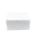 FOMIYES 100pcs Thin Cotton Pads Nail Polish Remover Pad Cosmetic Cotton Makeup Remover Pads Single Layer Plastic Box White