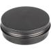 Zeoabsy 10-Pack 60ml Matt Black Aluminum Jars with Screw Lids | Ideal for Cosmetics Candles Ointments & More | Includes 5 Spatulas & Labels - Buy Online on SooperMarket.com