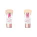 Maybelline Dream Fresh Skin Hydrating BB cream 8-in-1 Skin Perfecting Beauty Balm Sheer Tint Coverage Oil-Free Medium 1 Fl Oz & BB Fresh 110 Light/Medium