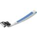 Sleec Razor Body Sport - High-Quality German Razor for Face Legs & Back | Fold-Out Grip | 4x5 Blades | White/Light Blue - Buy Online on SooperMarket.com