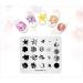 KADS Nail Stamping Plate FL035 - Flower Nature DIY Image Template for Manicure - Buy Online on SooperMarket.com