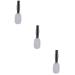 FRCOLOR 3 Pcs Exfoliator for Feet Foot Care Tool Foot Dead Skin Scraper Foot Foot Remover Metal Remover Exfoliating Scrub Scraping Tool Squeegee Foot Rubbing Board White with Cover