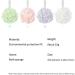 Buy Set of 2 White Mesh Bath Sponges - Soft Durable & Fast Shipping Worldwide - Buy Online on SooperMarket.com