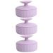 VOSAREA 3pcs Makeup Brush Cleaning Box Foldable Brush Makeup Cleaning mat Cleaning Brush Cleaning mat Brush Scrubber Mat Brush Cleaning Pads Makeup Brush Clean mat