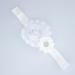Eodkse White Elastic Flower Headband for Baby Girls | Lace Pearls & Flowers | Perfect Newborn & Toddler Hair Accessory for Photo Shoots - Buy Online on SooperMarket.com