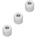 Angoily 3st hairdressing tools Base for shaving brush metal stalls Razor base Razor base Double -side bracket as shown x 3 pieces mediumx3pcs