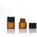 Enslz 50 Empty Amber Glass Bottles for Essential Oils - Refillable Brown 1ml | Perfect for DIY and Craft Projects - Buy Online on SooperMarket.com