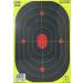 12x18-Inch Bullseye Glowshot Splatter Targets, 50 Packs