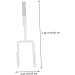 PLAFOPE 4pcs Hat Hooks Wall Hanger Wall Mount Towel Rack Door Hanger Wall Hook Iron Coat White 19X9X5CM White - Buy Online on SooperMarket.com