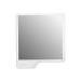 Tooletries   Oliver Shower Mirror - Premium Shower Mirror for Shaving  Grooming - 100% Silicone - SHATTERPROOF Mirror - Grips to Shiny Surfaces - No Suction Cups - No Adhesives - White