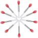 Silicone Lip Brushes Mini Lip Scrub Exfoliating Brush Reusable Lip Balm Applicators 10pcs for Lip Care Lip Gloss Lip Masks Eyeshadow Pink - Buy Online on SooperMarket.com