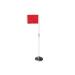 Kwik Goal Premier Corner Red Flags and Black Bases (4 flags & 4 bases)