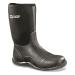 Guide Gear Men's Mid-High Bogger Waterproof Rubber Hunting Work Rain Boots 12, 5mm Neoprene Top 11 Black