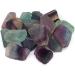 200g Tumbled Natural Colored Fluorite Crystal Stone Rough Raw Minerals Specimen Full of Texture - Buy Online on SooperMarket.com