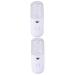 Baluue 2pcs Skin Care Mini Humidifier Humidifer Portable Humidifier Cooler Portable Steamer White