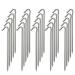 OK5STAR 9 Inch Galvanized Tent Stakes Metal Tent Pegs Heavy Duty Steel Yard Camping Stakes Tarp Hooks Inflatables Outdoor Decorations 25 Pack 9''-- 25pcs