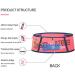 AONIJIE Hydration Running Belt with 250ml Water Bottle - Lightweight & BPA-Free - Blue (M/L) - Buy Online on SooperMarket.com