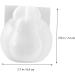 Anneome Resin Molds Cow Silicone Mold Cow Keychain Clear Epoxy Candy Molds Cow Shaped Cattle Shaped Mould Pendant Soap White 6.9X7.2CM - Buy Online on SooperMarket.com