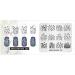 Nature Series Flowers Nail Art Stamping Plate - Alexnailart NA016 - Buy Online on SooperMarket.com