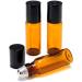 Greatforu 5ml Roll-On Glass Bottles for Essential Oils | Refillable Aromatherapy Containers with Opener (6 Pack) | Perfect for Home & Travel - Buy Online on SooperMarket.com