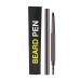 Evember Bartf ller beard filler waterproof and weld-resistant filler with natural finish for men brush 2-in-1 and pencil dark brown