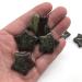 2 pc Natural Gemstone Crystal Dragon Blood Stone Engraving Five-Pointed Star Chakra Reiki Balancing