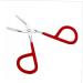 Stainless Steel Scissors Shaped Slant Tip Eyebrow Tweezer for Women - Random Color Beauty Tool - Buy Online on SooperMarket.com
