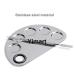 Yimart Pro Stainless Steel Makeup Palette & Spatula - Ultimate Mixing Tool for Cosmetic Artists | International Shipping Available - Buy Online on SooperMarket.com