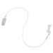 Hearing amplifier owner band white cord stretchy prevents loss light solid fixation hearing aid clip liability for seniors (monaural)