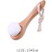 1PC Facial Cleansing Brush Manual Face Brush Bamboo Charcoal Bristles Wooden Handle for Washing Face Pore Exfoliation Wash Makeup Massaging Brush - Buy Online on SooperMarket.com