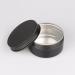 Tianzd 24 Pack 80ml Matte Black Aluminum Screw Top Cream Cans | Ideal for Cosmetics Candles & Ointments | Includes 3 Spoon & 24 Labels - Buy Online on SooperMarket.com