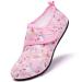 Limberun Water Shoes Kids Boys Girls Swim Aqua Sports Shoes Quick-Dry Barefoot Lightweight Pool Beach Non Slip Socks for Toddler Shoe 1-1.5 Big Kid Unicorn-pink