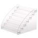 Nail Polish Display Stand 6 Types Permanent Nail Polish Acrylic Clear Makeup Display Stand Rack Organizer Holder(Seven Layers)