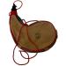 Sammi Leather Latex Lined 1L Traditional Spanish Bota Bag with Braided Shoulder Strap - Brown - Buy Online on SooperMarket.com