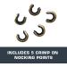 Allen Crimp-On Bowstring Nocking Points (Pack of 5) for Compound & Recurve Bows - Buy Online on SooperMarket.com