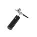 Paint Sprayer Cordless Airbrush Kit with Dual Action Gravity Type Spray Gun for Art Model Body Paint Artist Makeup Nail Tattoos Cake Tools for Painting Ceilings Fences cabinets Tm80s Black B