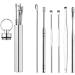 Portable Ear Cleaner Stainless Steel Ear Spoon Set Stainless Steel Ear Wax Remover Reusable Stainless Steel Ear Wax Remover Set Ear Wax Easily Removed Ideal for Personal and Home Use(NO.2) - Buy Online on SooperMarket.com