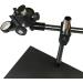 HAYEAR Heavy Boom Stereo Metal Table Stand for Industrial Microscope - Universal Large Platform, 50MM Lens Holder Ring Support, 3D Mode Adjust - Buy Online on SooperMarket.com