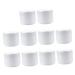 FRCOLOR 10pcs Boxes Cosmetic Makeup Caboodle Makeup Brishes Portable Lotion Bottles Empty Sub Bottles Cream Sub Bottles Leak-proof Cream Jars Cream Bottle Travel White Outdoor 7.2x7.2cm White