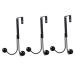 Cabilock 3pcs Wrought Iron Hook Heavy Duty Clothes Rack Door Hanger for Hanging Coat Door Coat Hook Jacket
