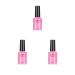 3 set of Peel Off Protective Nail Polish Manicure Liquid Tape Spill-proof Gel Tearable Nail Care Tool 15ml Pink 3 set of (pink 15m)