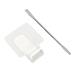 Cosmetic Acrylic Mixing Palette Transparent Mixing Palette Makeup Mixing Tray with Makeup Spatula for Mixing Foundation Spatula Set Nail Art Painting Mixed Color Palette for Nail Art Beauty Salon