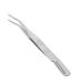 minkissy Lash Cluster Tweezers Eyelashes Tweezer Makeup Tweezer Eyelashes Extension Clip Eyelash Tweezer Stainless Steel Eyebrow Clip medium Silver