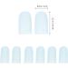 8 Pairs of Silicone Toe Spreaders for Calluses and Corns - Breathable and Stretchy Toe Sleeves for Pain Relief - 5.6x2cm - Buy Online on SooperMarket.com