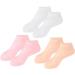 FIOERDTUIE 3 Pairs Silicone Gel Moisturizing Socks SPA Pedicure Exfoliating Anti-Drying Sock Repair Heel Protector Foot Care Tool L - Buy Online on SooperMarket.com
