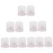 FRCOLOR 12 Pcs Grinding Head Storage Box Drill Acrylic Cover Case Nail Storage Organizer Nail Bit Storage Case Nail Bit Holder Manicure Nail Tool Plastic With Cover